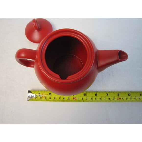 Celestial Seasonings Chantal 2003 Small Red Tea Pot - Picture 7 of 8